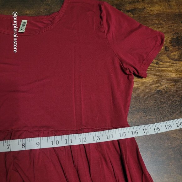 Grecerelle XL T Shirt Maxi Dress XL Soft Comfort Stretch Pockets Boho Country - Picture 8 of 10